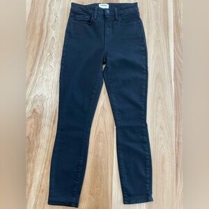 L’Agence Margo Skinny Highrise Noir Jeans Size 25 Stretch